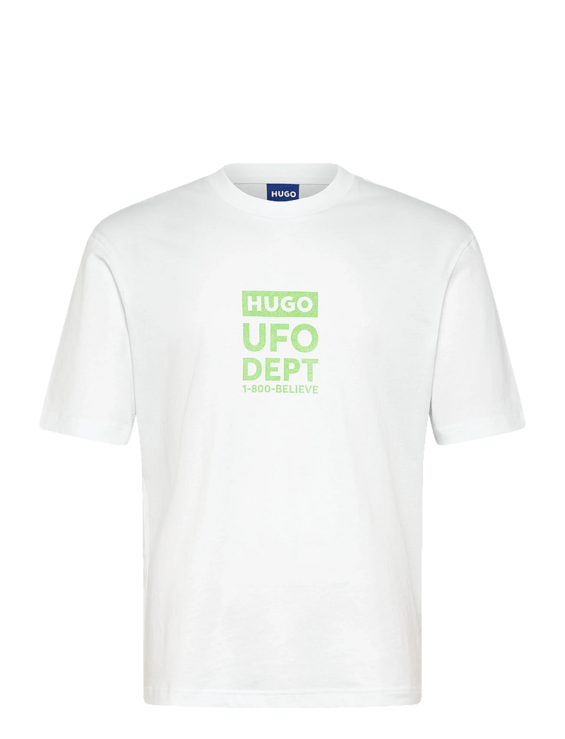 HUGO BLUE - Nufotee - lyhythihaiset - white - 1