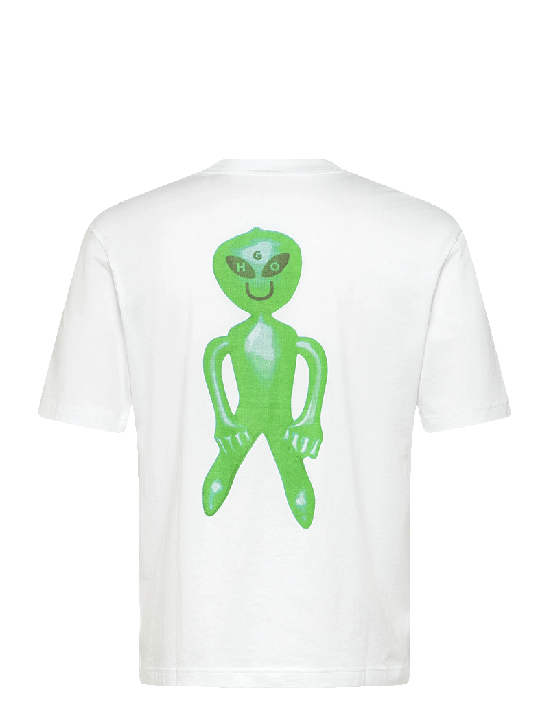 HUGO BLUE - Nufotee - lyhythihaiset - white - 2
