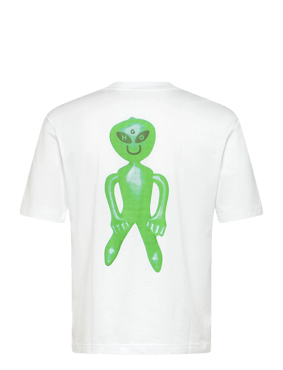 HUGO BLUE - Nufotee - stutterma bolir - white - 2