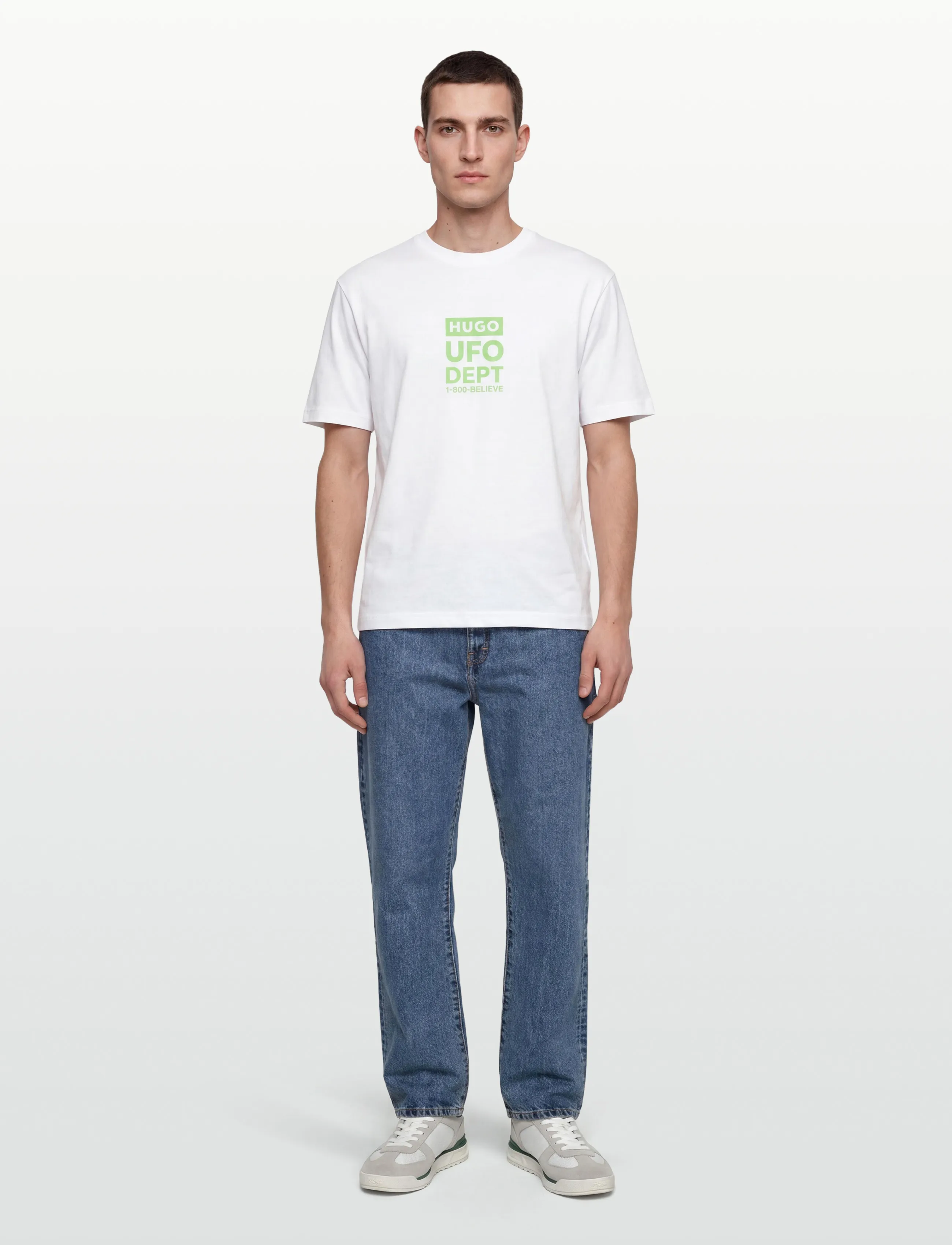 HUGO BLUE Nufotee - Tøj - WHITE / white