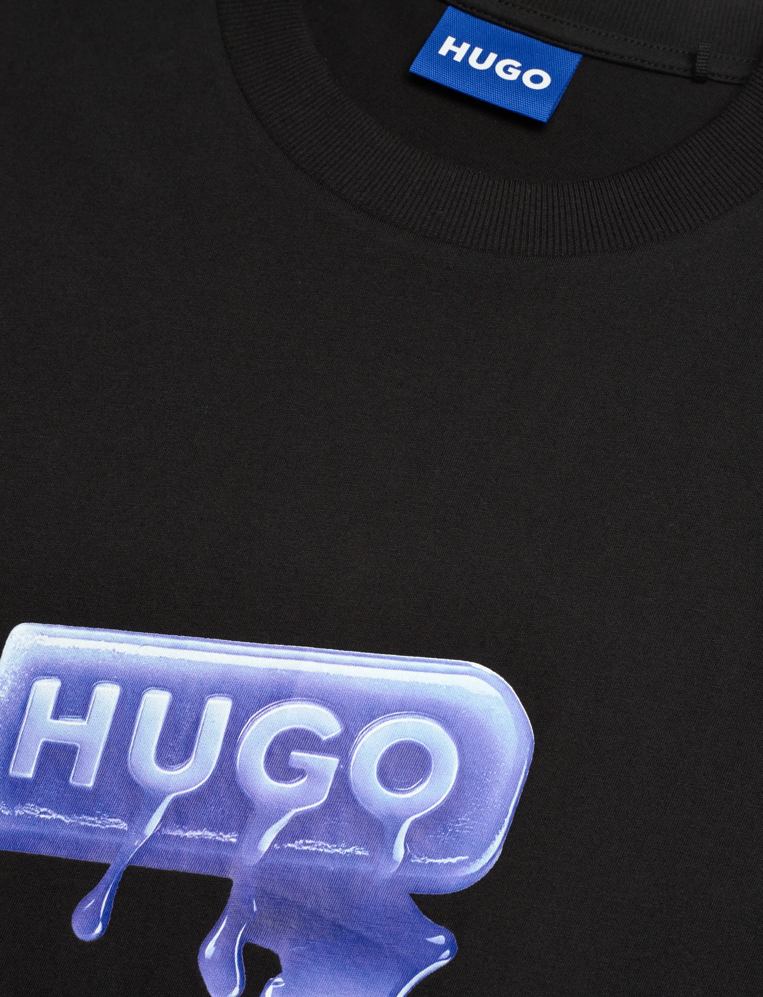 HUGO BLUE - Noglasy - short-sleeved t-shirts - black - 5