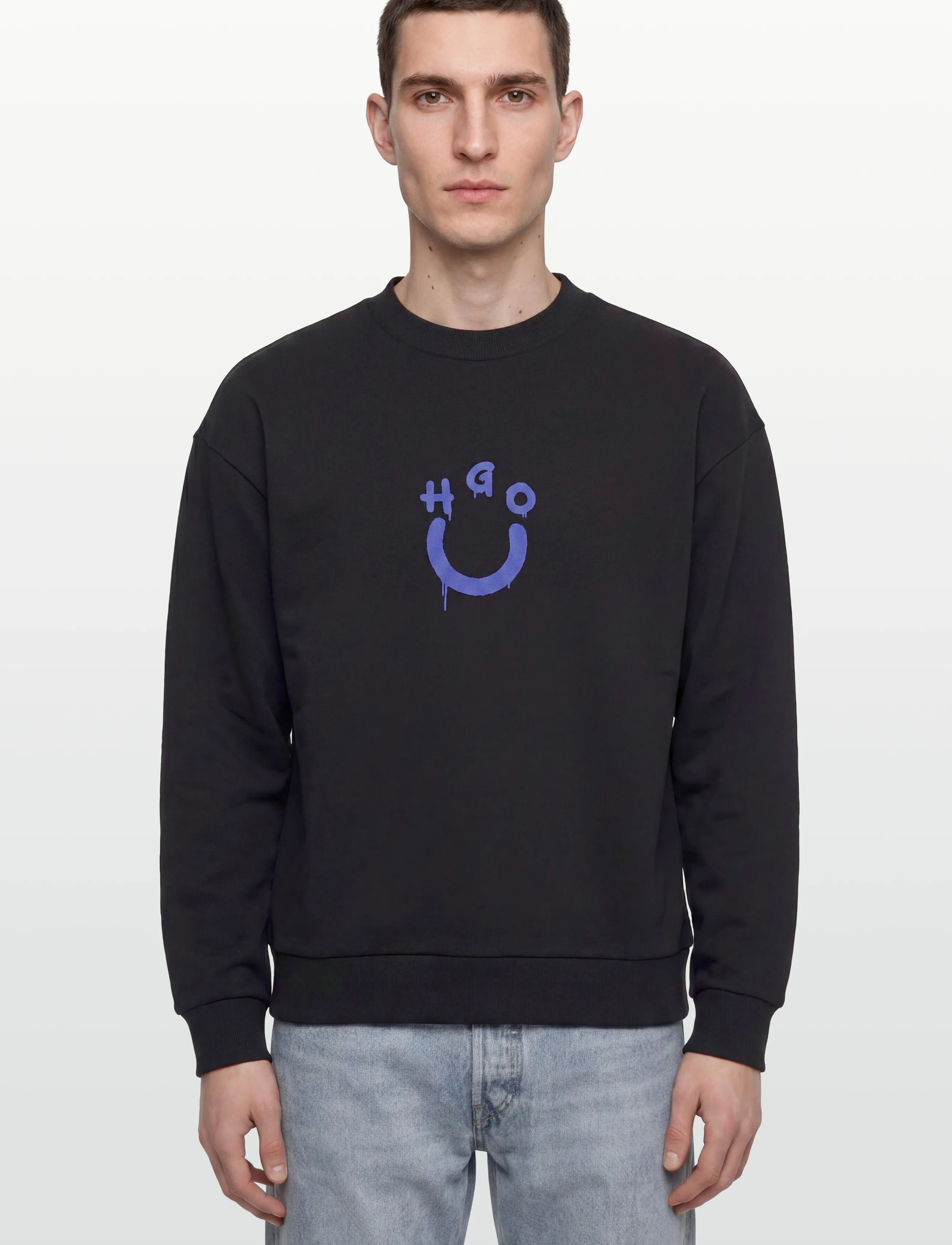 HUGO BLUE - Nucavex - sweatshirts - black - 3