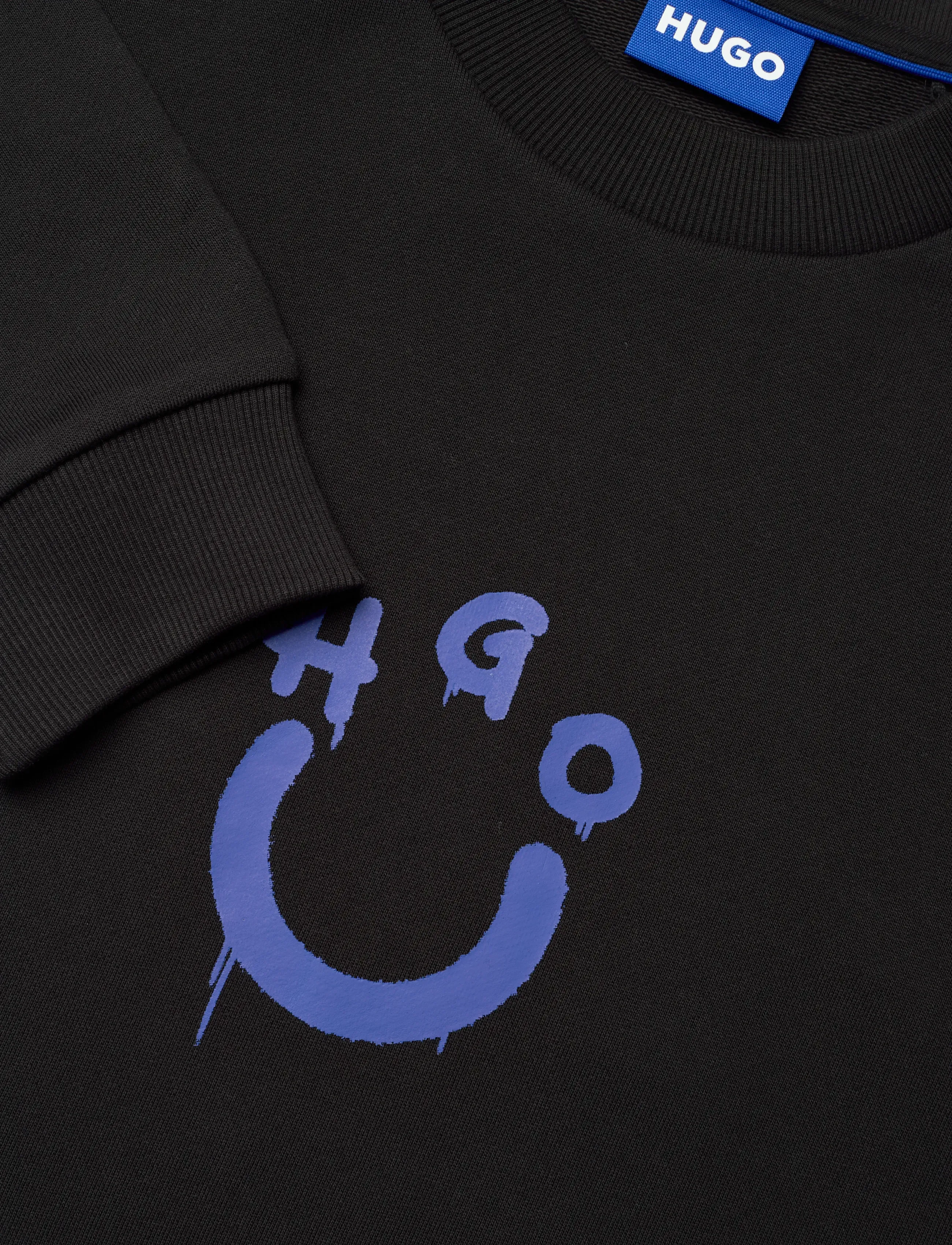 HUGO BLUE - Nucavex - sweatshirts - black - 5