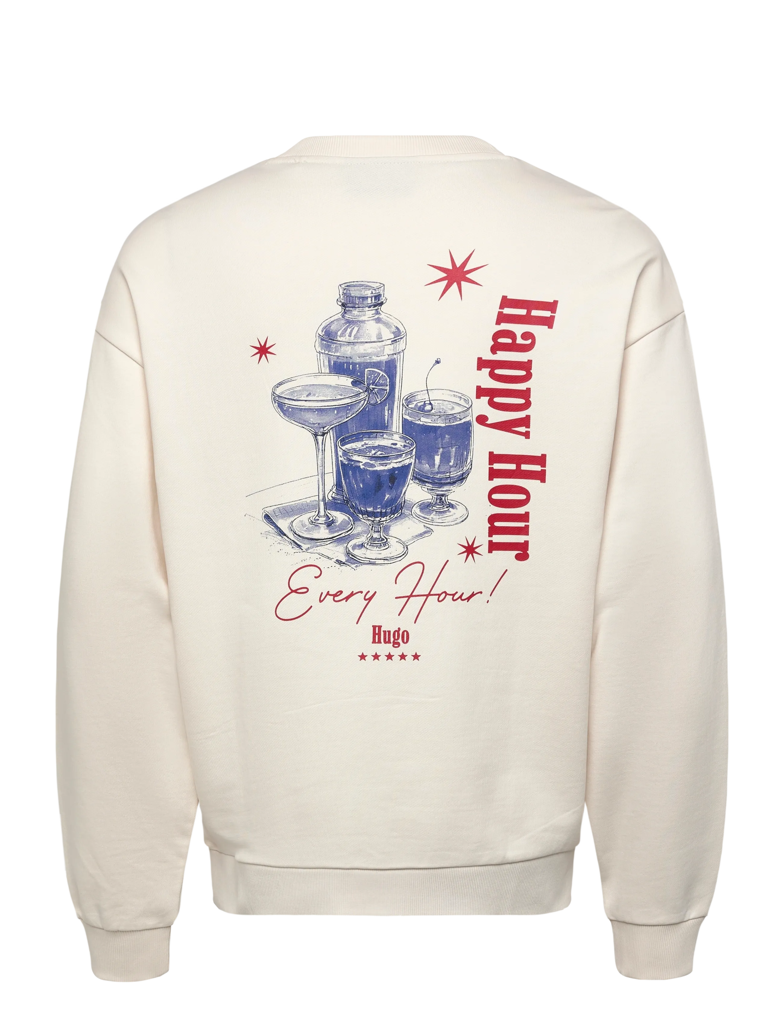 HUGO BLUE - Nucavex - sweatshirts - open white - 1