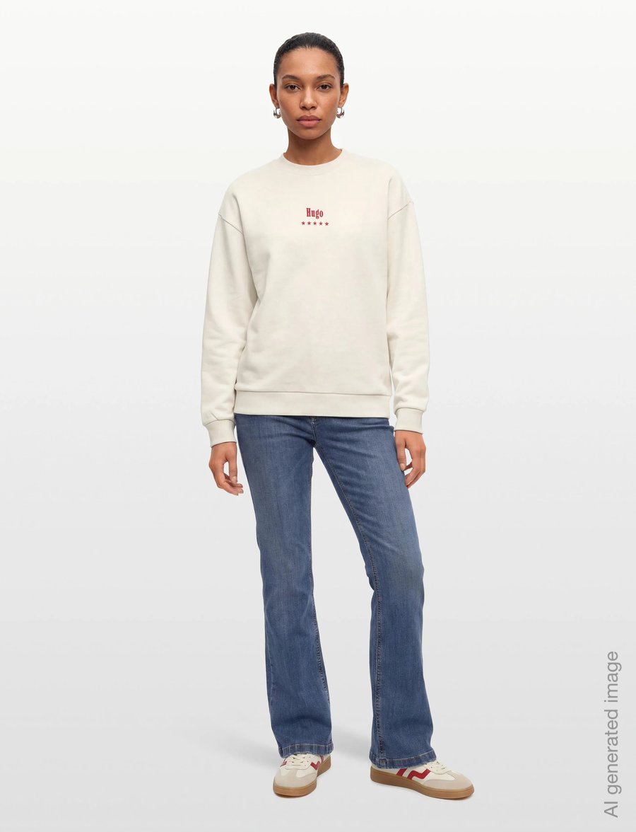 HUGO BLUE - Nucavex - sweatshirts - open white - 0