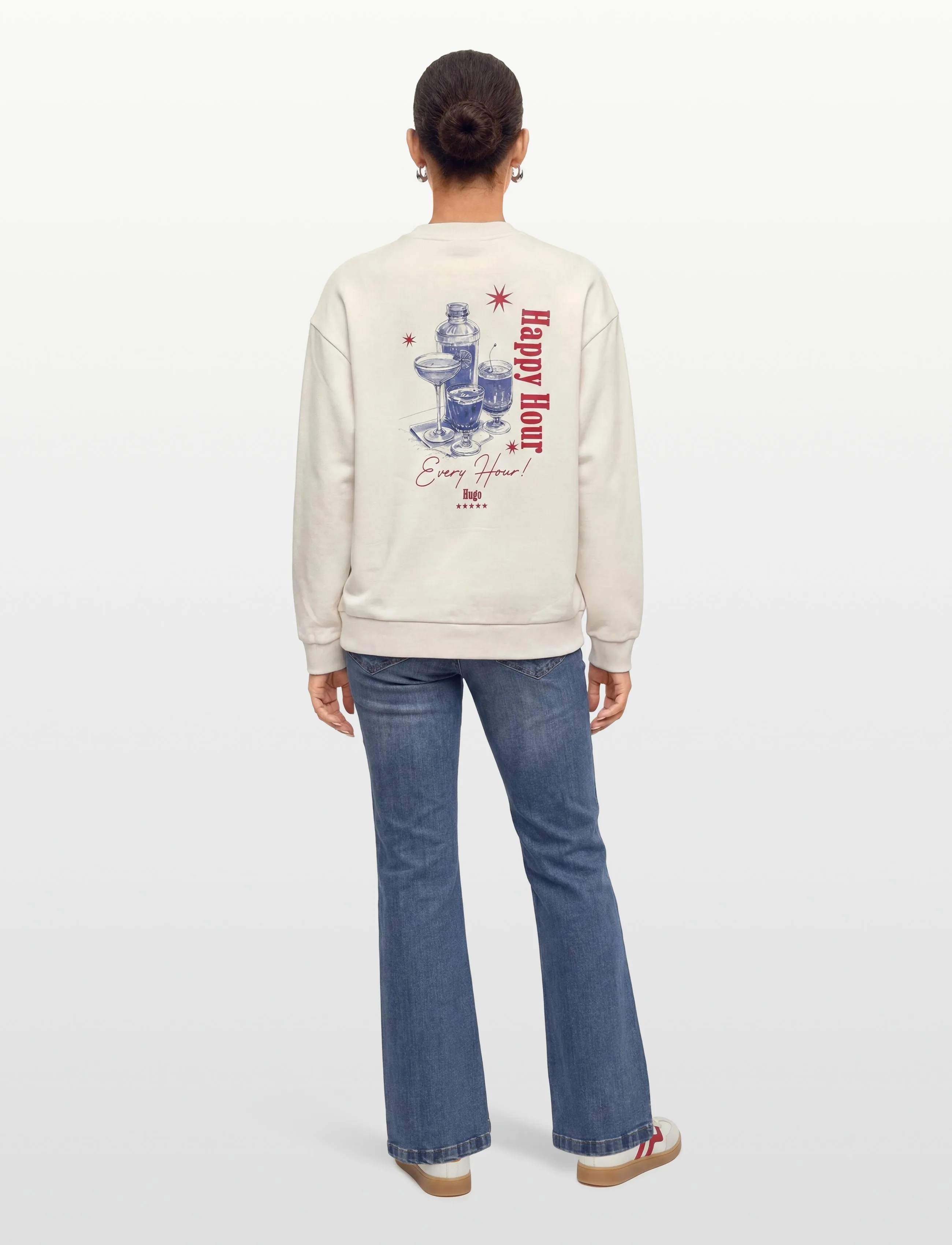 HUGO BLUE - Nucavex - sweatshirts - open white - 4