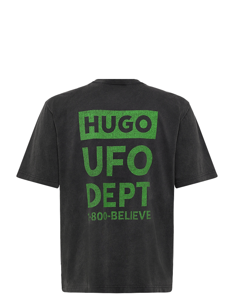 HUGO BLUE - Nextralio - short-sleeved t-shirts - black - 1