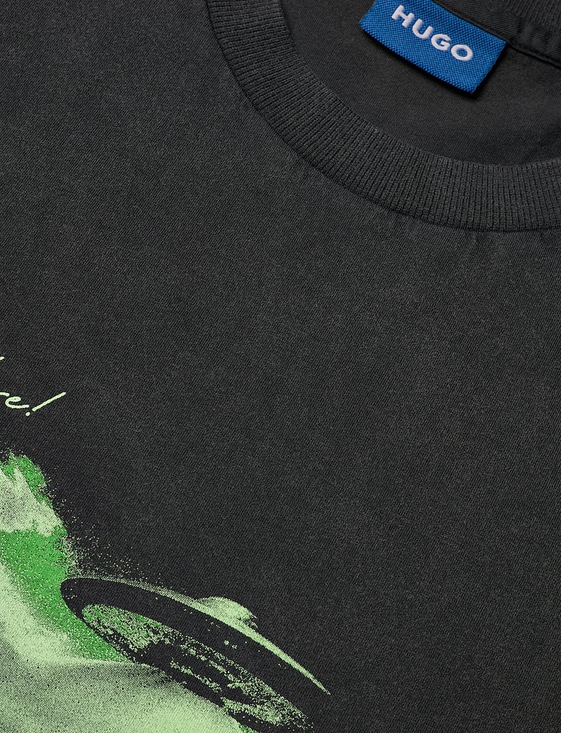 HUGO BLUE - Nextralio - short-sleeved t-shirts - black - 2