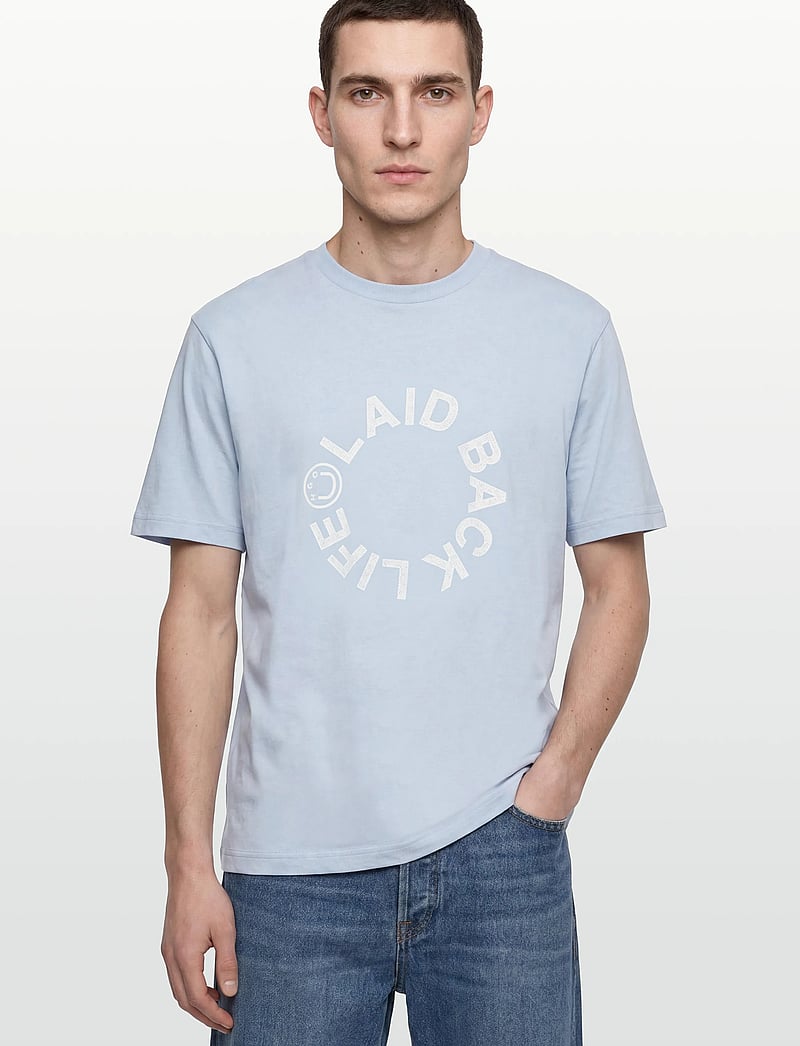 HUGO BLUE - Norizom - kortærmede t-shirts - open blue - 3