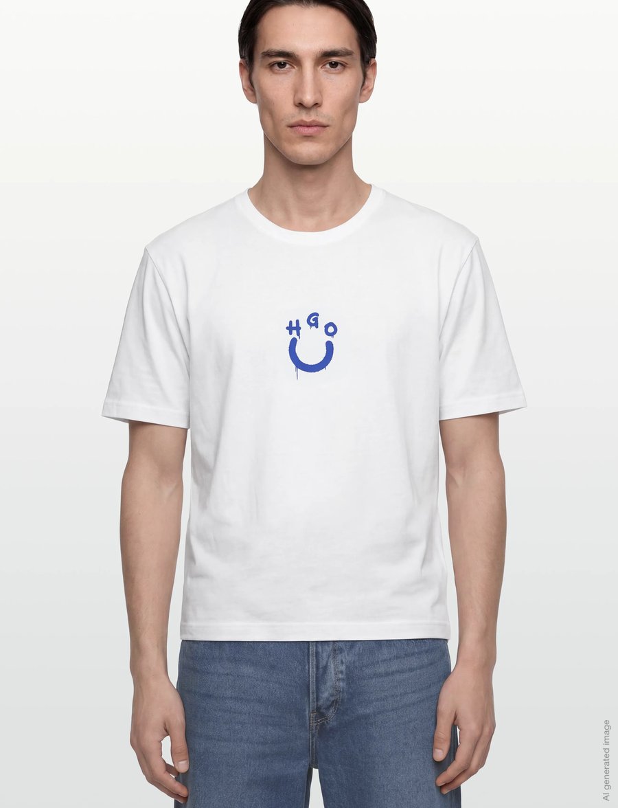 HUGO BLUE - Norizom - stutterma bolir - white - 3