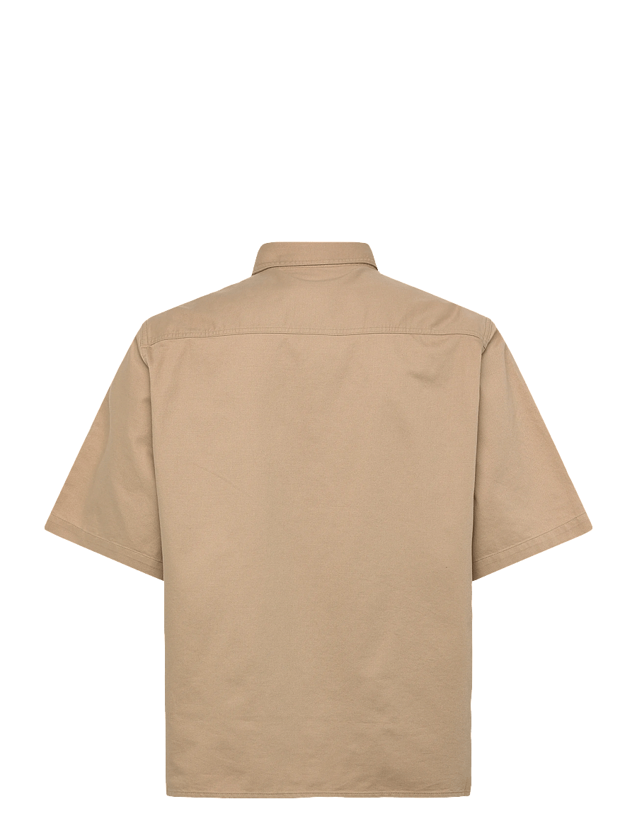 HUGO BLUE - Ebwin - lühikeste varrukatega särgid - medium beige - 2