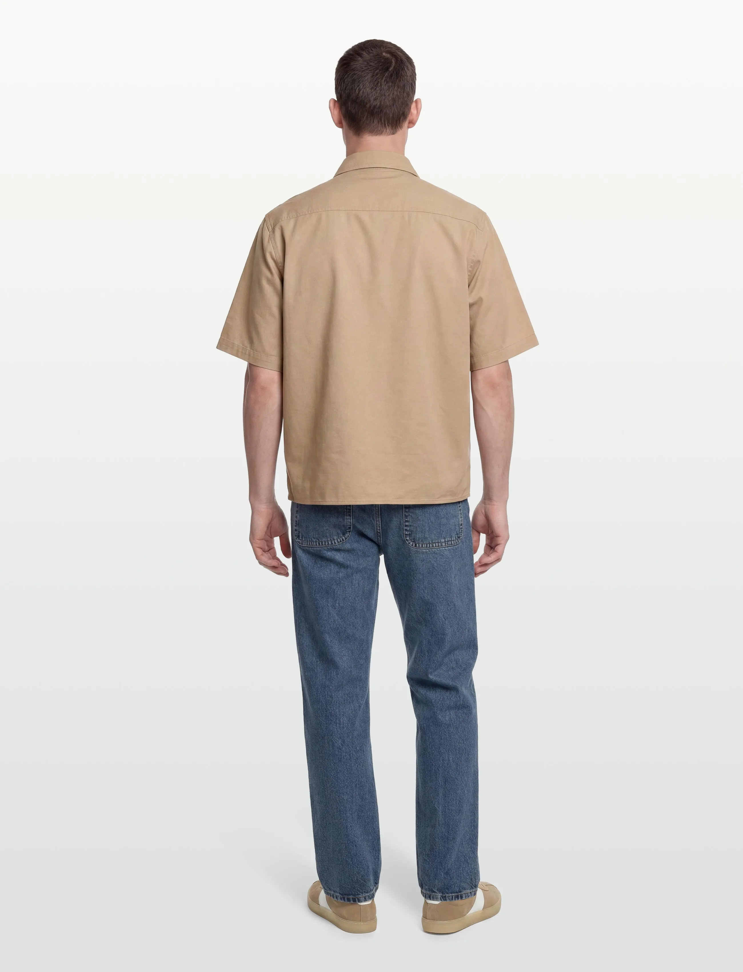 HUGO BLUE - Ebwin - vabaajasärgid - medium beige - 4