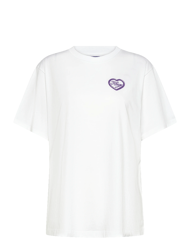 HUGO BLUE - Vintage Tee_B_8 - t-shirts - white - 0