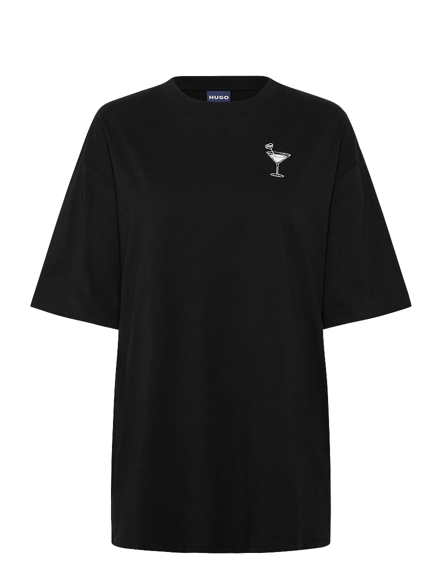 HUGO BLUE - Oversized_Tee_B_10 - t-shirts - black - 1