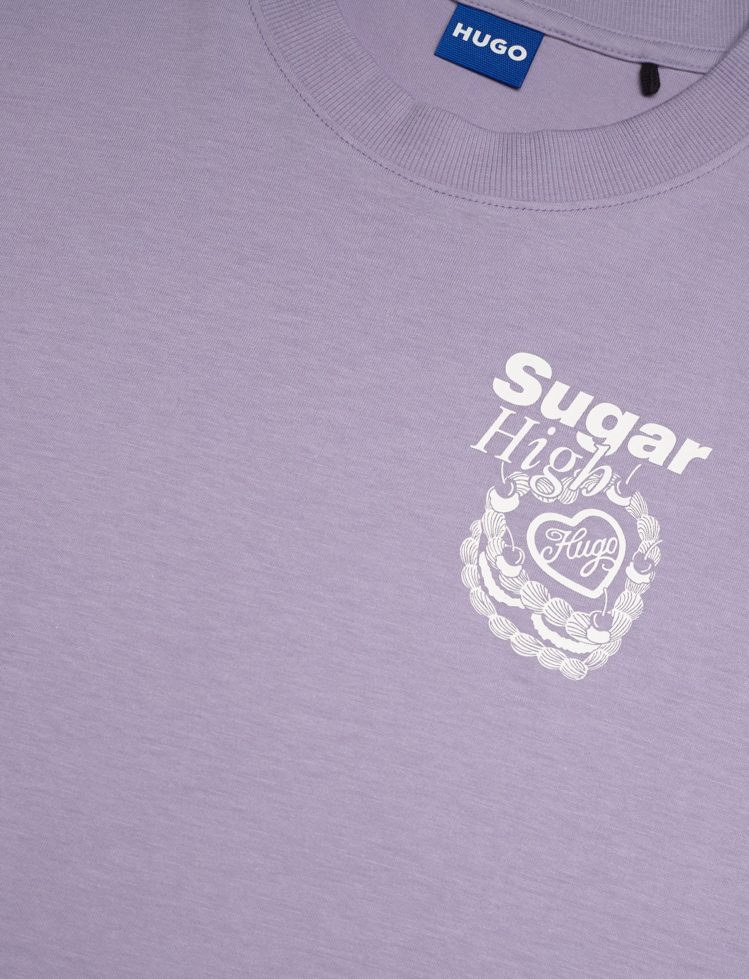 HUGO BLUE - Oversized_Tee_B_10 - t-paidat - bright purple - 5