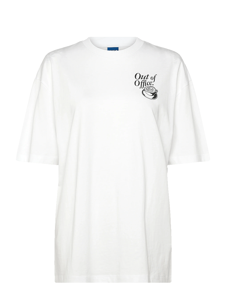 HUGO BLUE - Oversized_Tee_B_10 - t-shirts - white - 1