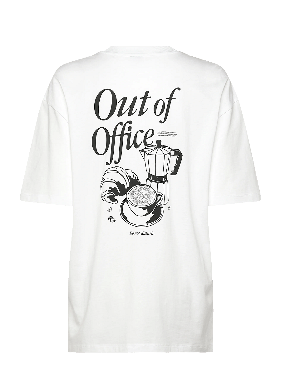 HUGO BLUE - Oversized_Tee_B_10 - t-shirts - white - 2
