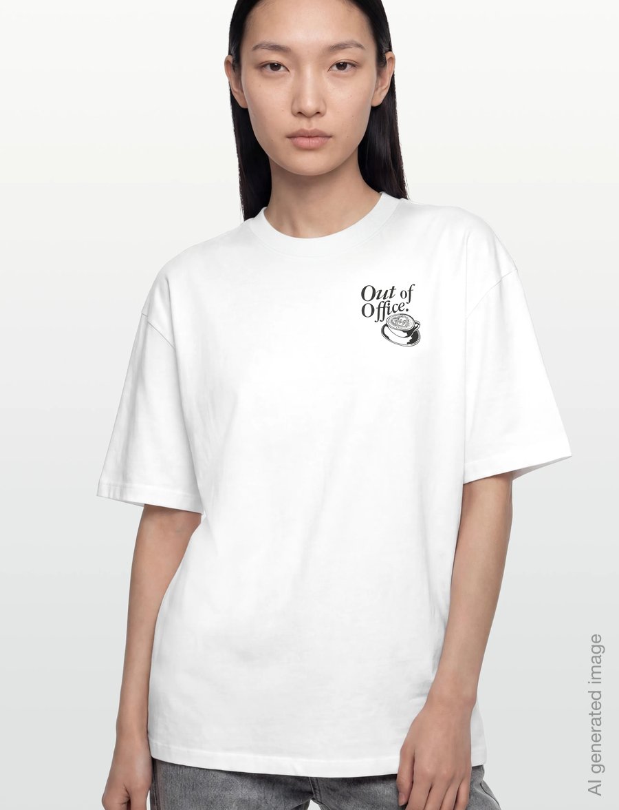 HUGO BLUE - Oversized_Tee_B_10 - t-shirts - white - 3