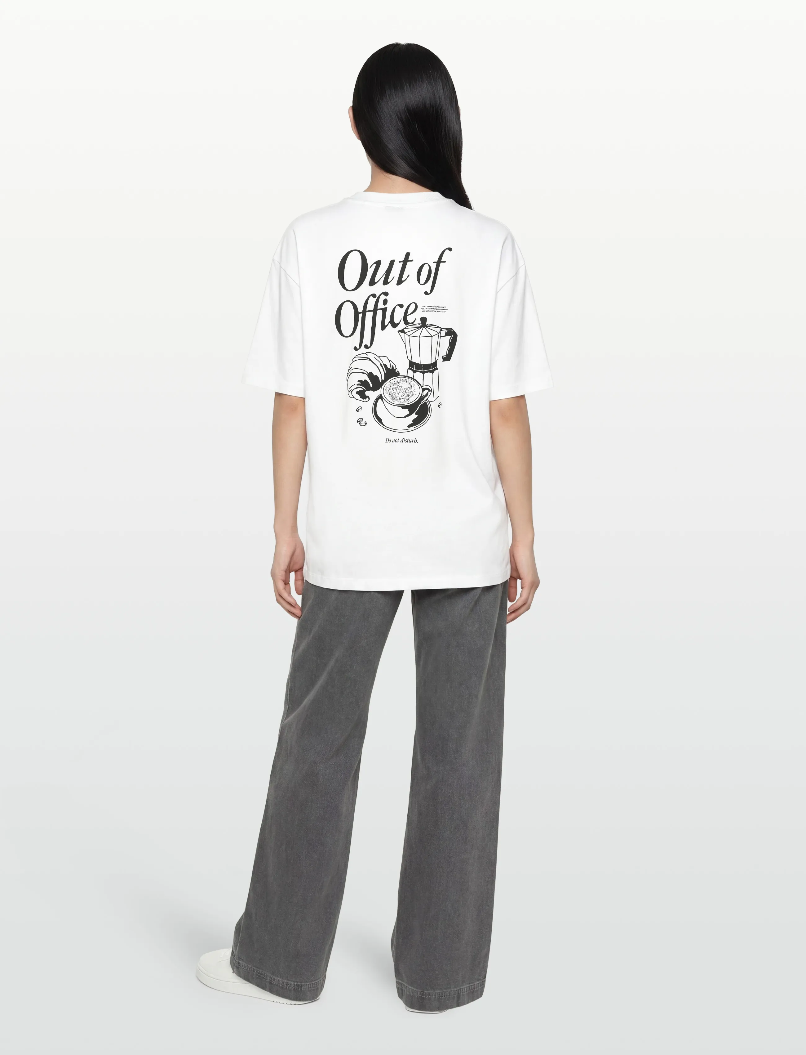 HUGO BLUE - Oversized_Tee_B_10 - t-shirts - white - 4