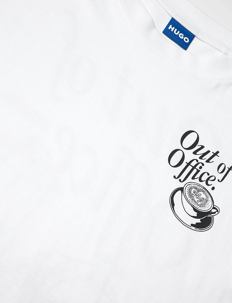 HUGO BLUE - Oversized_Tee_B_10 - t-shirts - white - 2