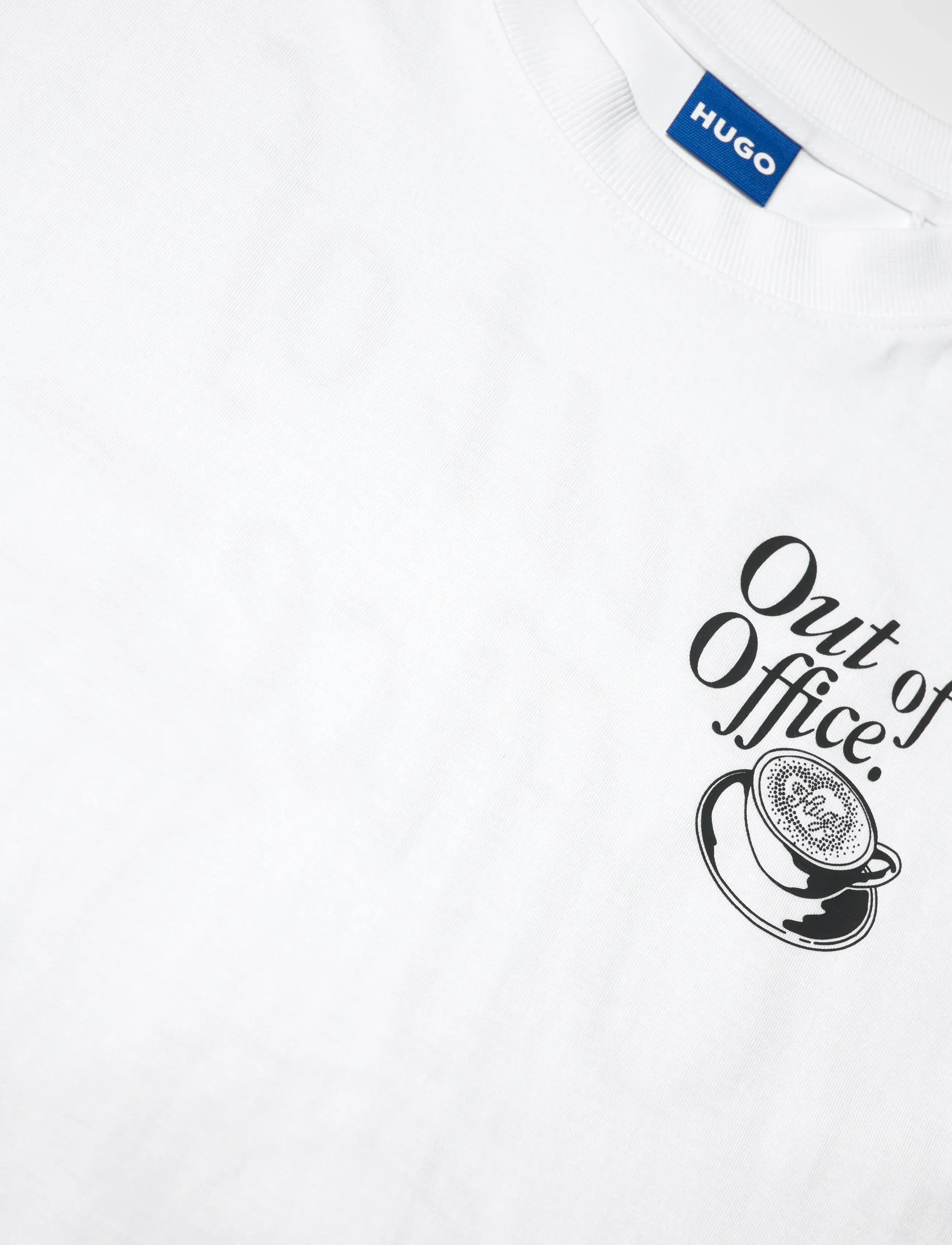 HUGO BLUE - Oversized_Tee_B_10 - t-shirts - white - 5