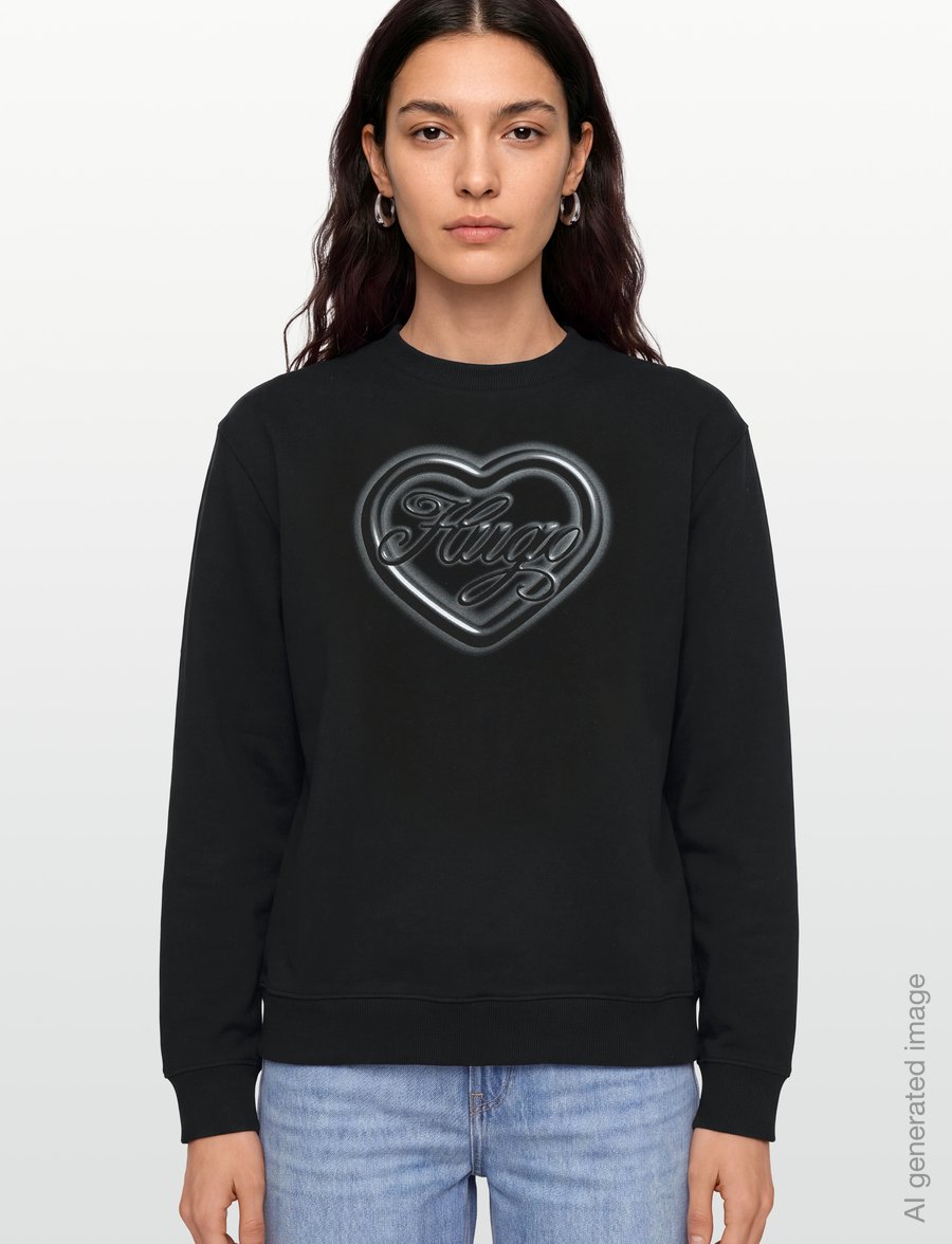 HUGO BLUE - Classic Crew_B_3 - sweatshirts - black - 3