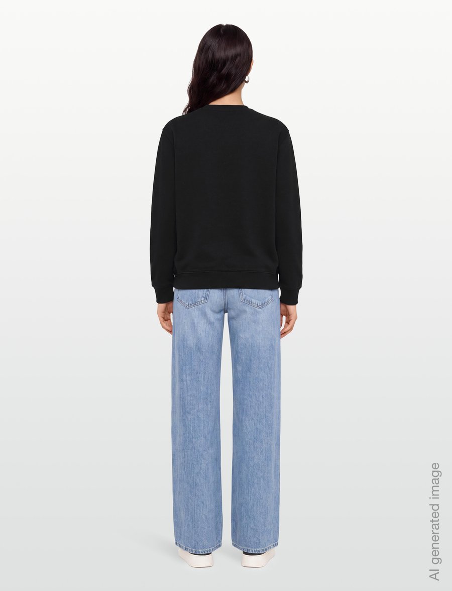 HUGO BLUE - Classic Crew_B_3 - sweatshirts - black - 4