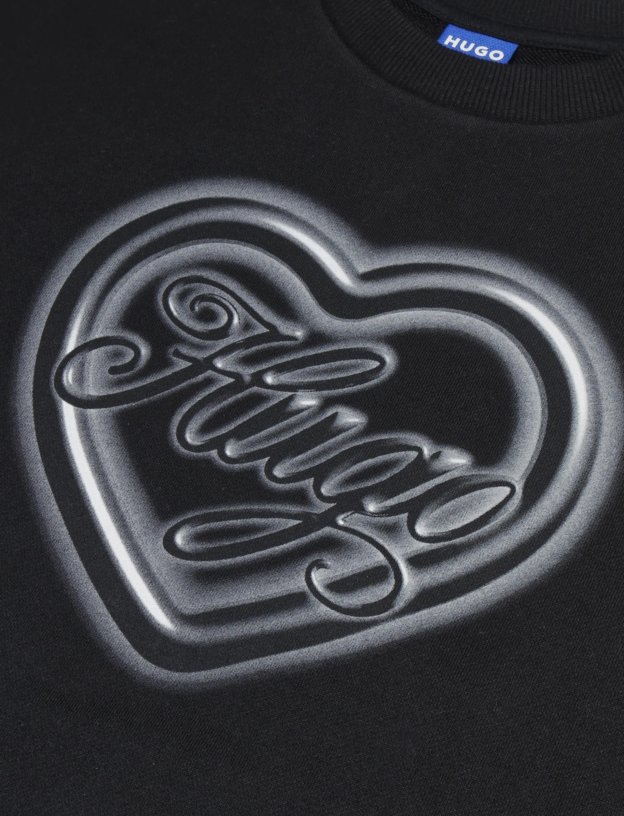 HUGO BLUE - Classic Crew_B_3 - sweatshirts - black - 2