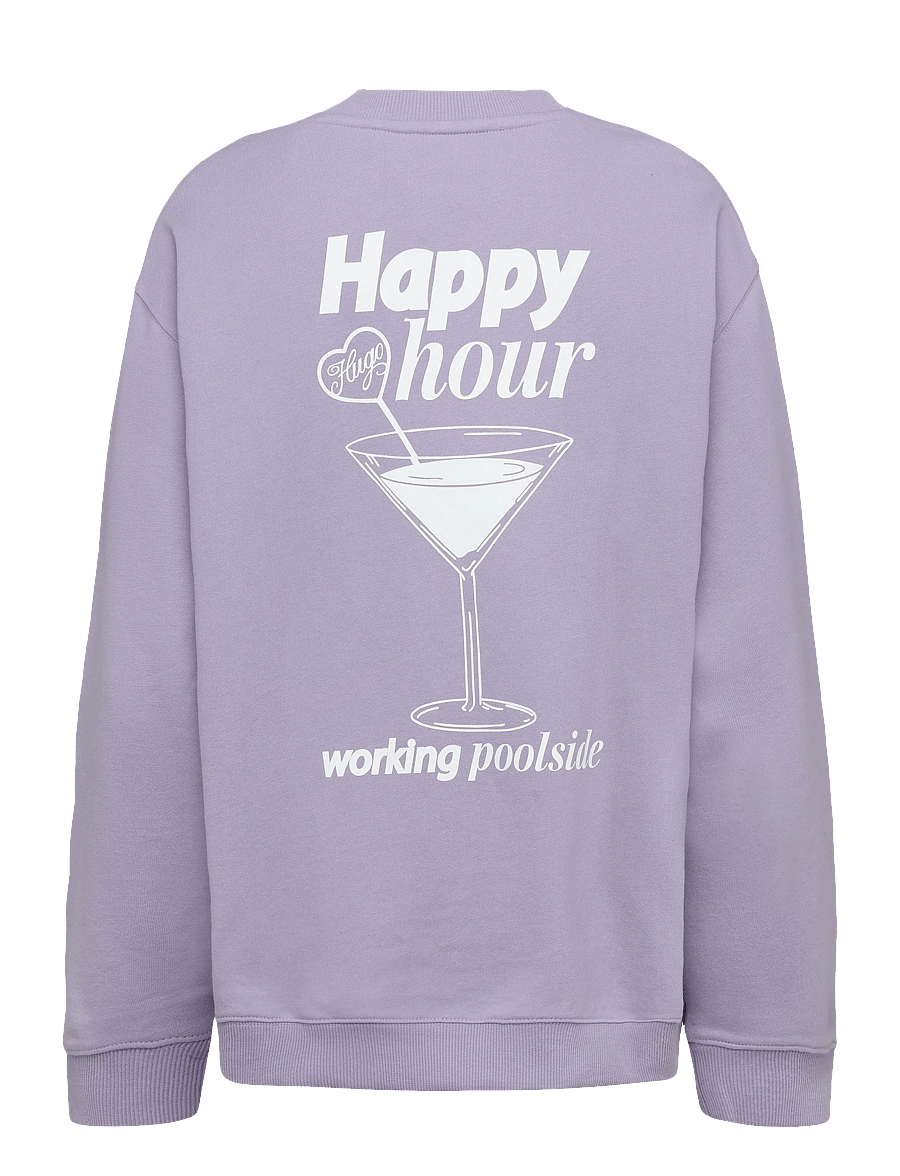 HUGO BLUE - Classic Crew_B_3 - everyday style - bright purple - 1