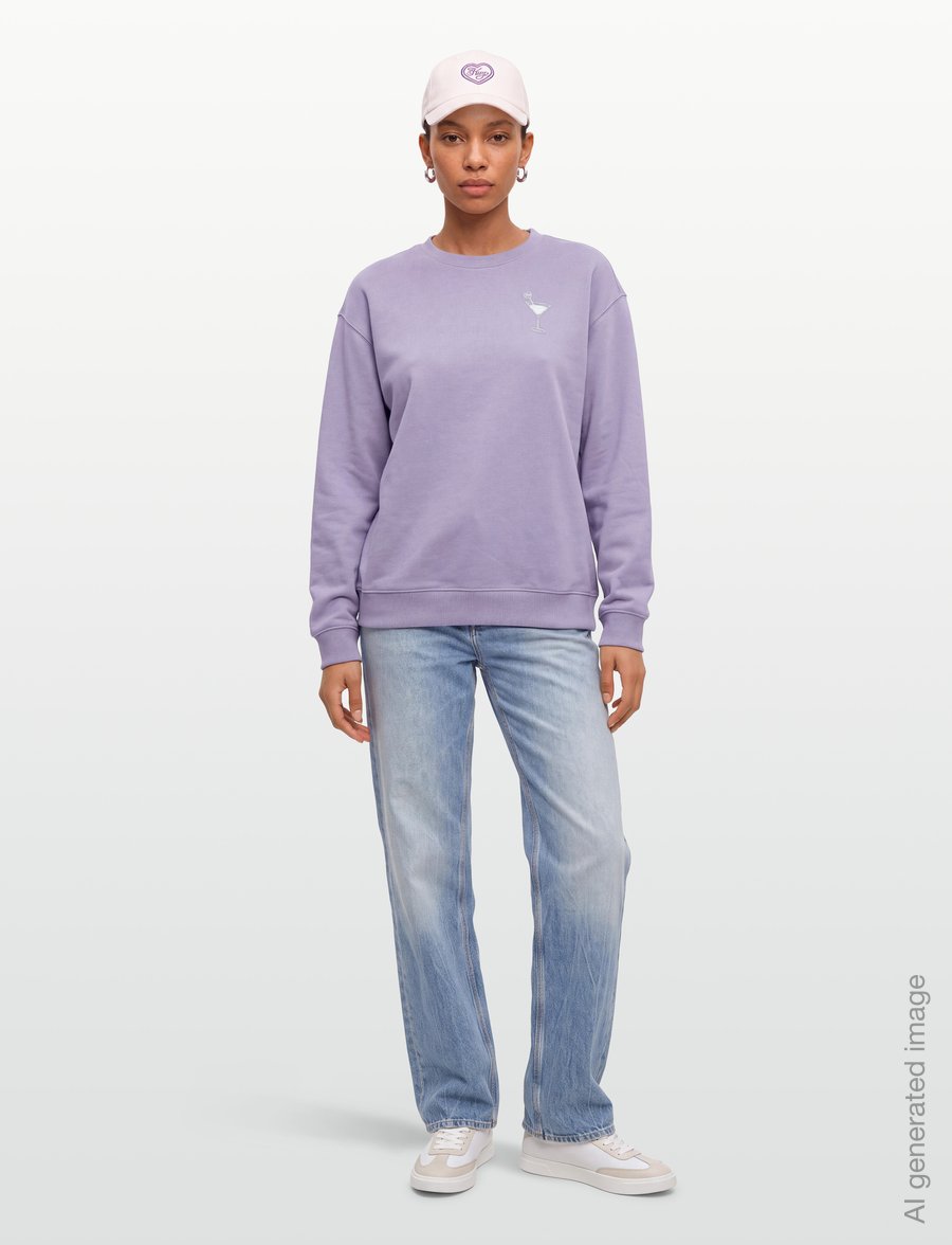 HUGO BLUE - Classic Crew_B_3 - hverdags stil - bright purple - 0