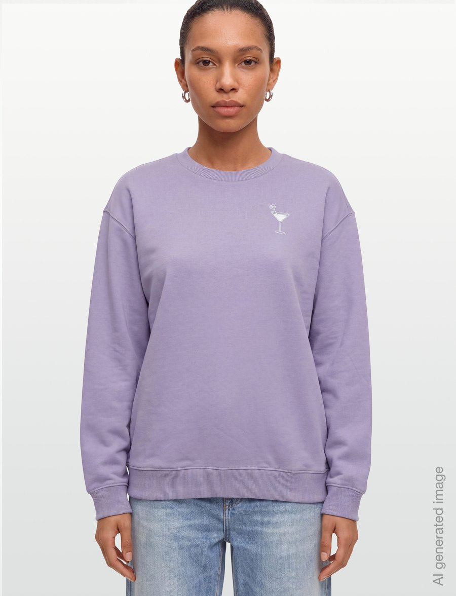 HUGO BLUE - Classic Crew_B_3 - hverdags stil - bright purple - 3