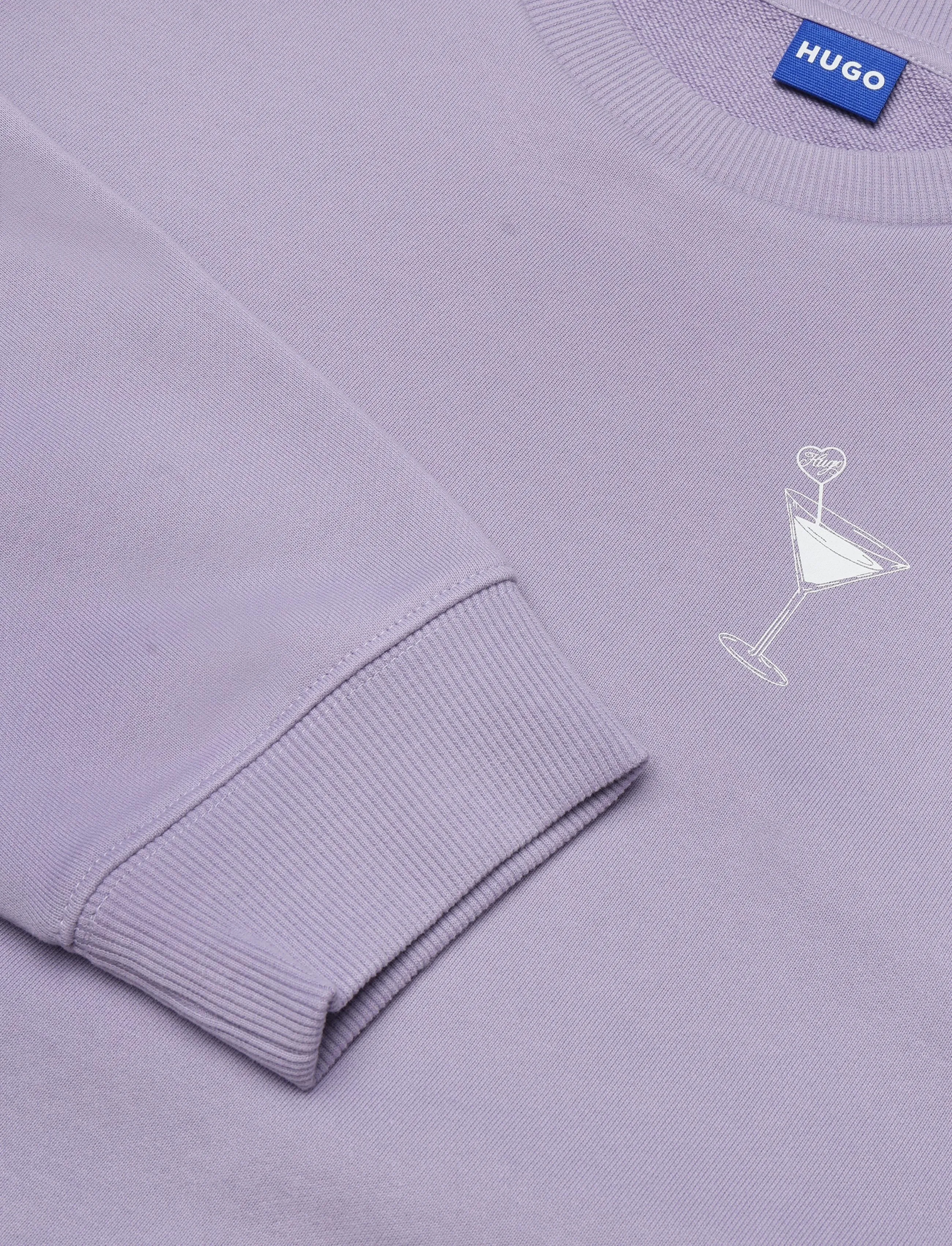 HUGO BLUE - Classic Crew_B_3 - hverdags stil - bright purple - 2