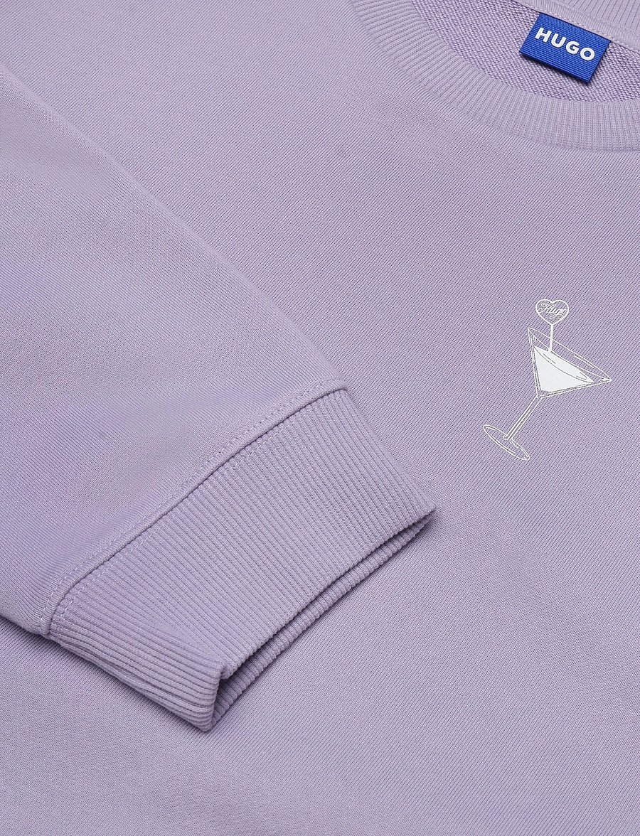HUGO BLUE - Classic Crew_B_3 - everyday style - bright purple - 2