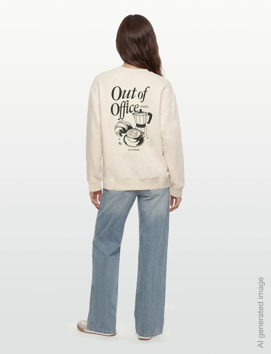 HUGO BLUE - Classic Crew_B_3 - everyday style - open white - 4