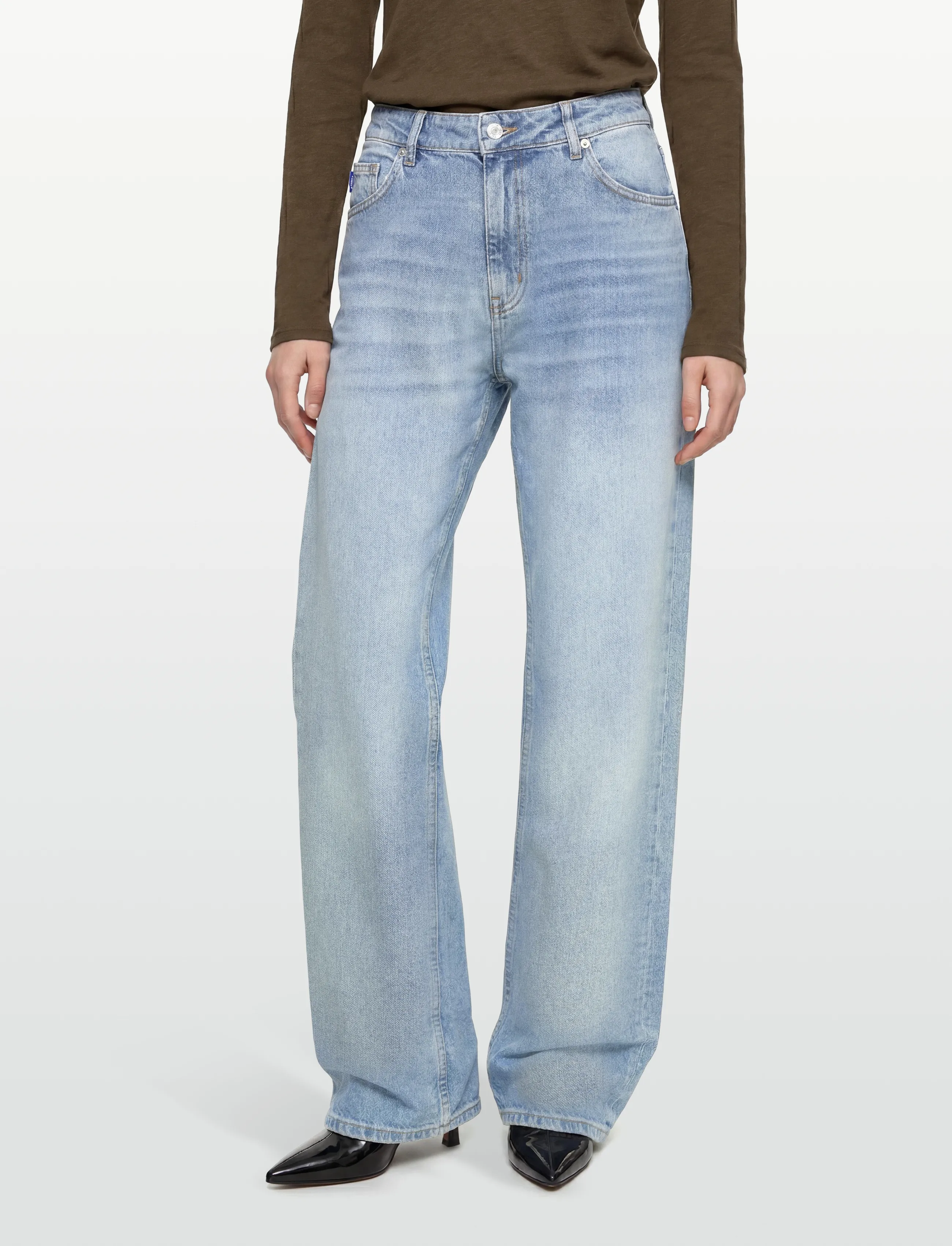 HUGO BLUE - Leni_S_B - wide leg jeans - turquoise/aqua - 3