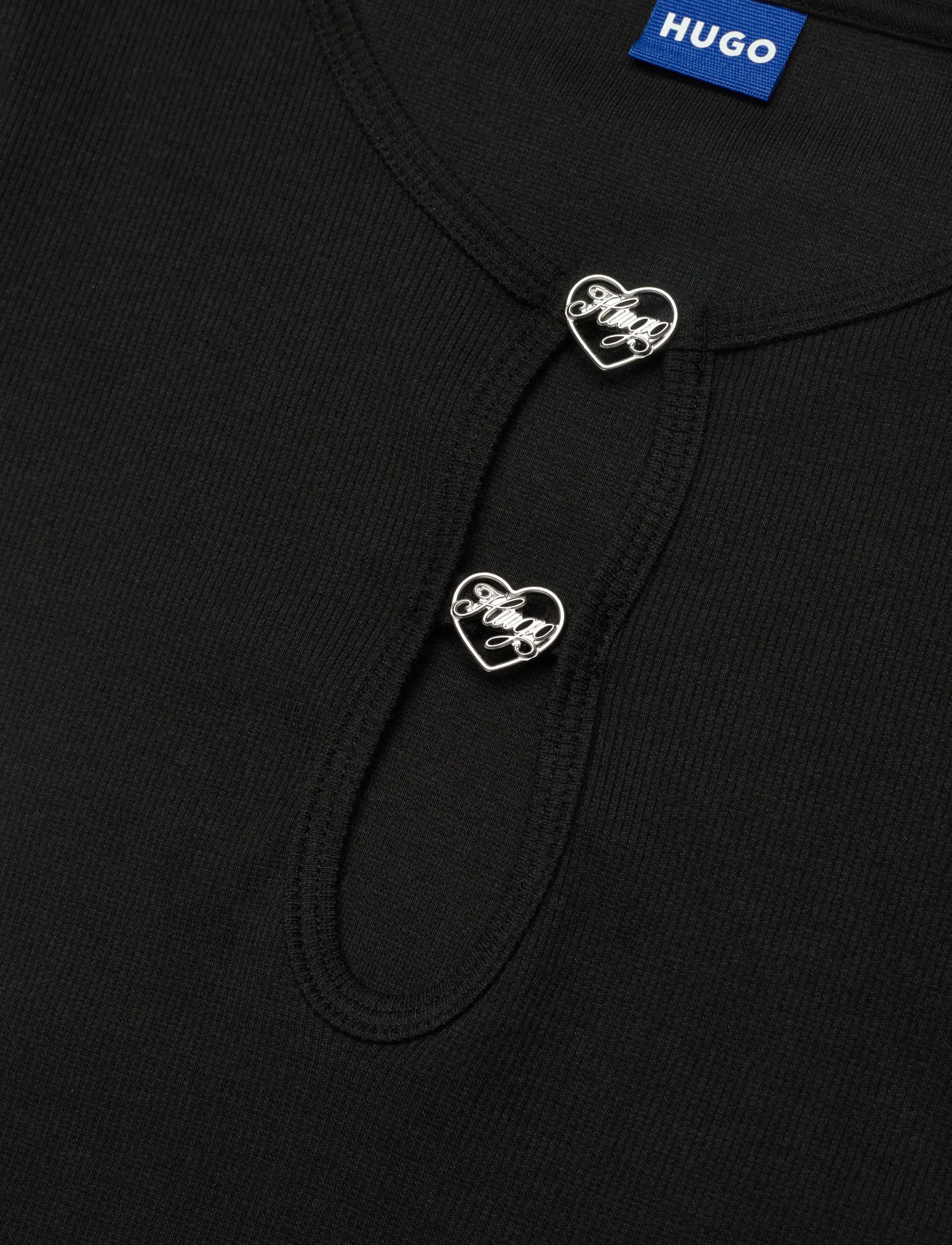 HUGO BLUE - Diheart_B - nabapluusid - black - 5