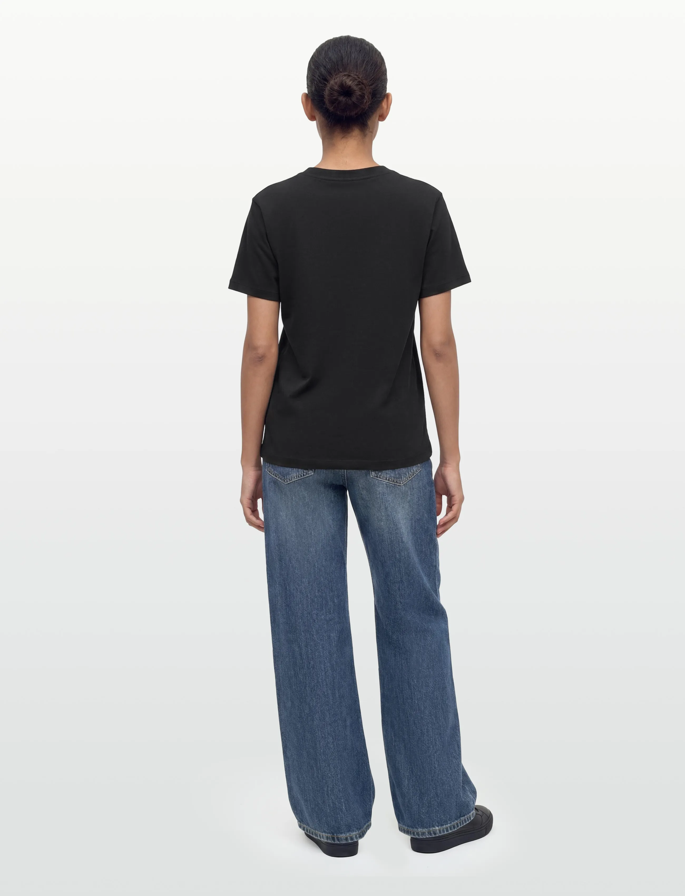 HUGO BLUE - Vintage_Tee_B_9 - black - 4