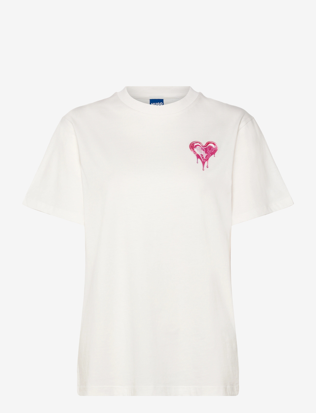 HUGO BLUE - Vintage_Tee_B_9 - t-shirts - natural - 0