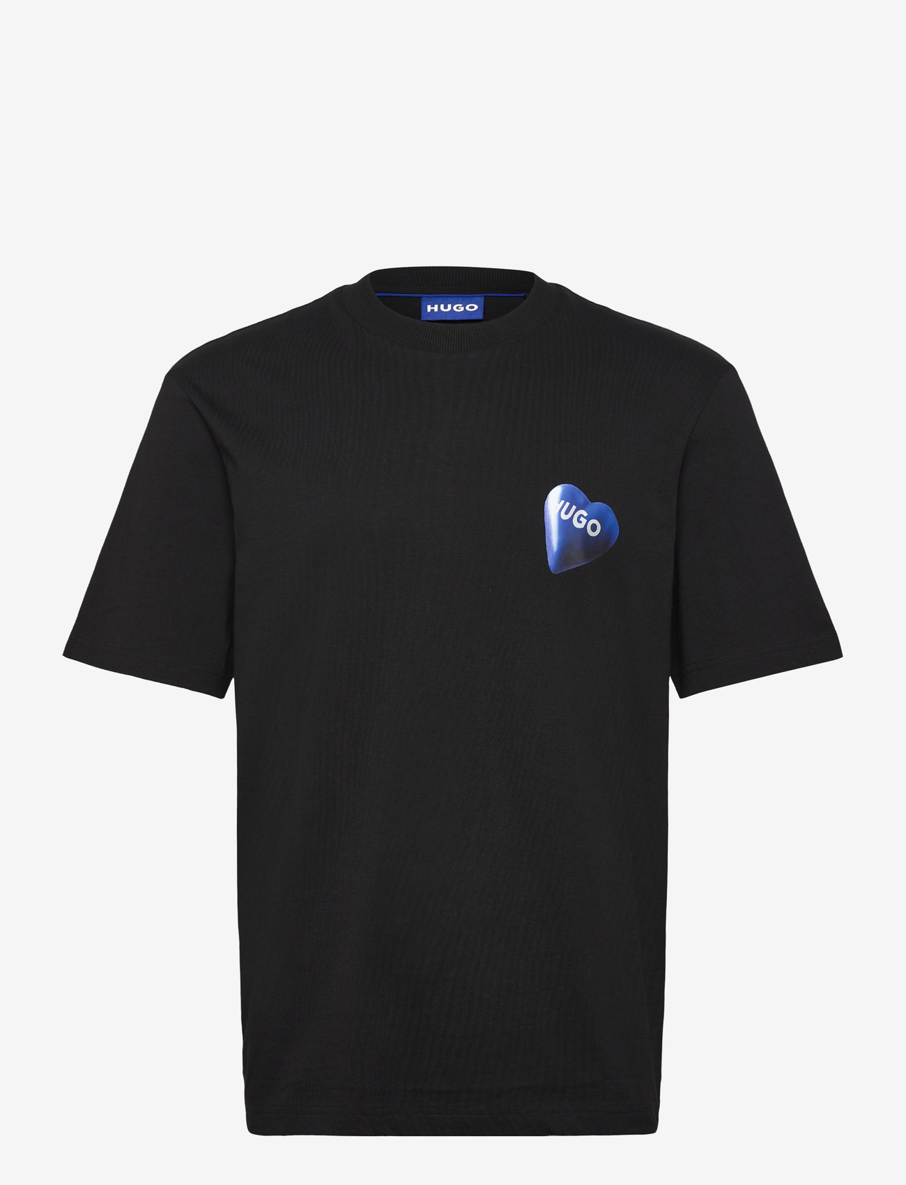 HUGO BLUE - Nalentinio - kortærmede t-shirts - black - 0