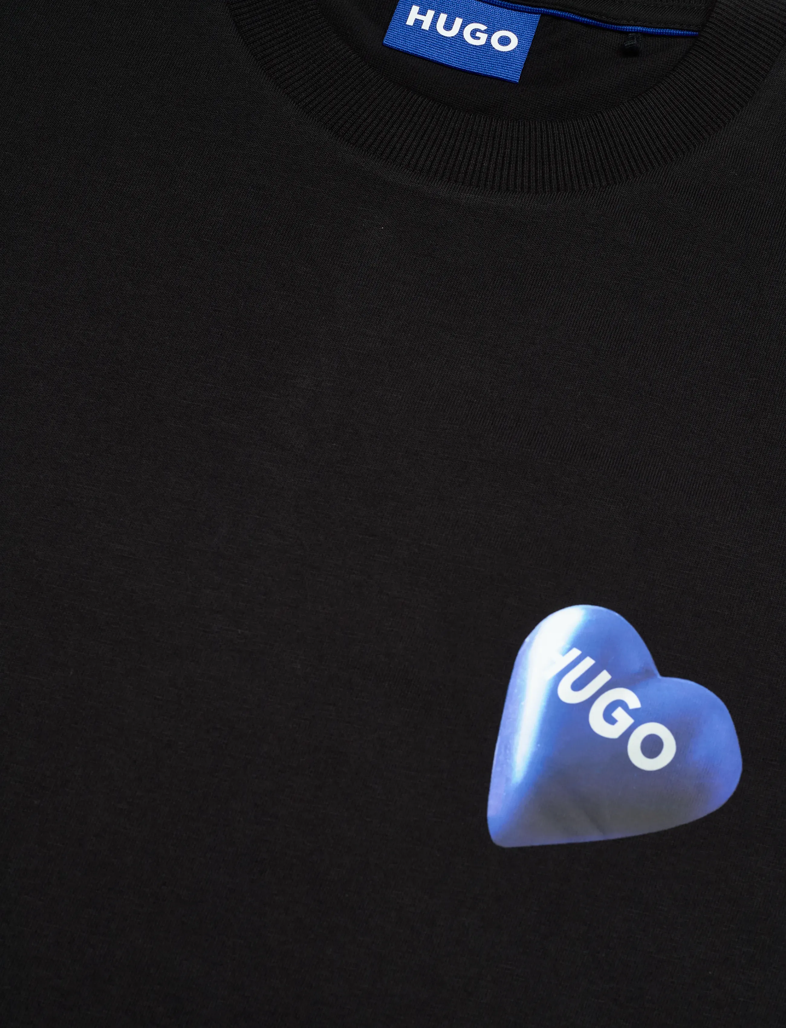HUGO BLUE - Nalentinio - kortærmede t-shirts - black - 2