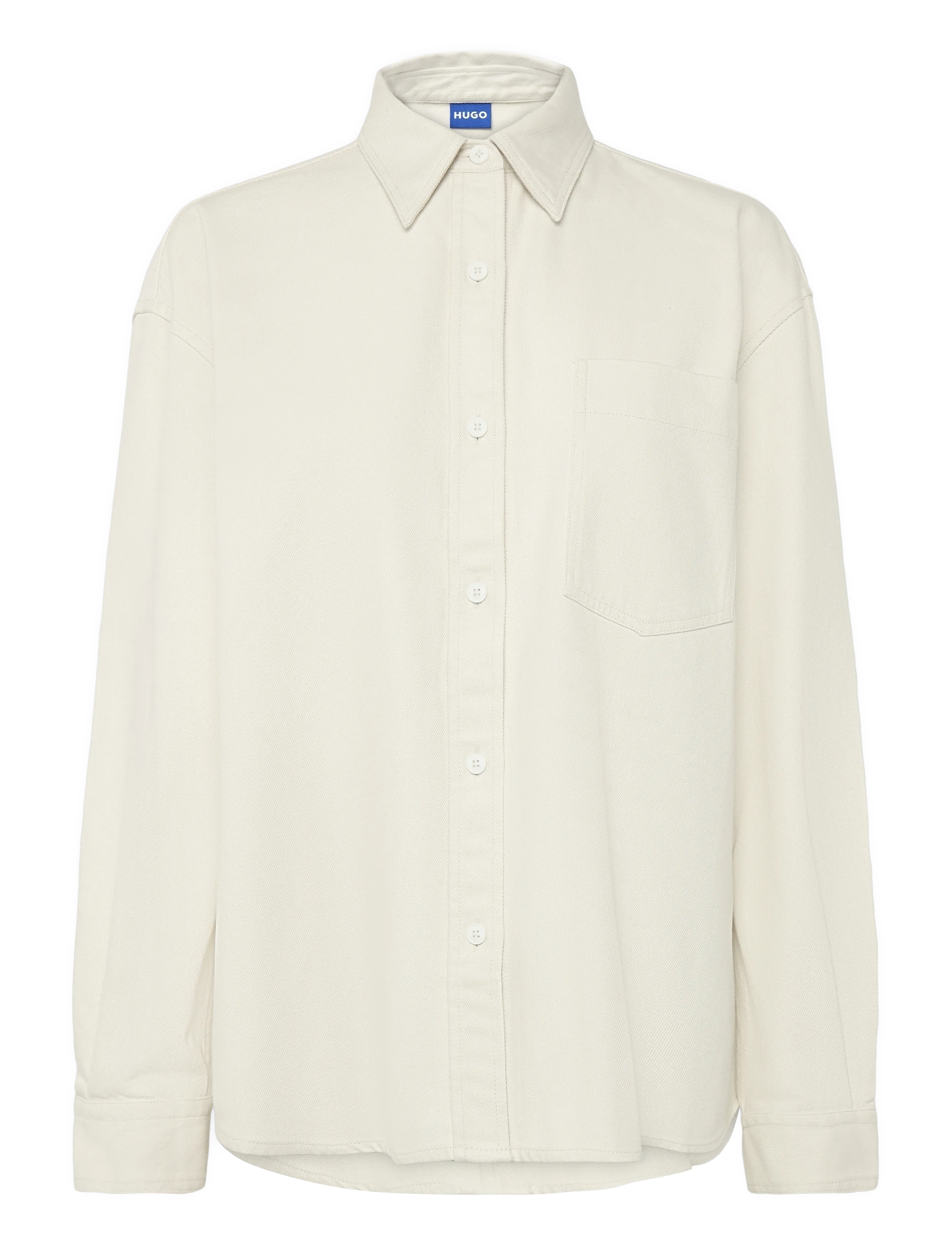 HUGO BLUE Eshy_B - Denimskjorter - OPEN WHITE / cream