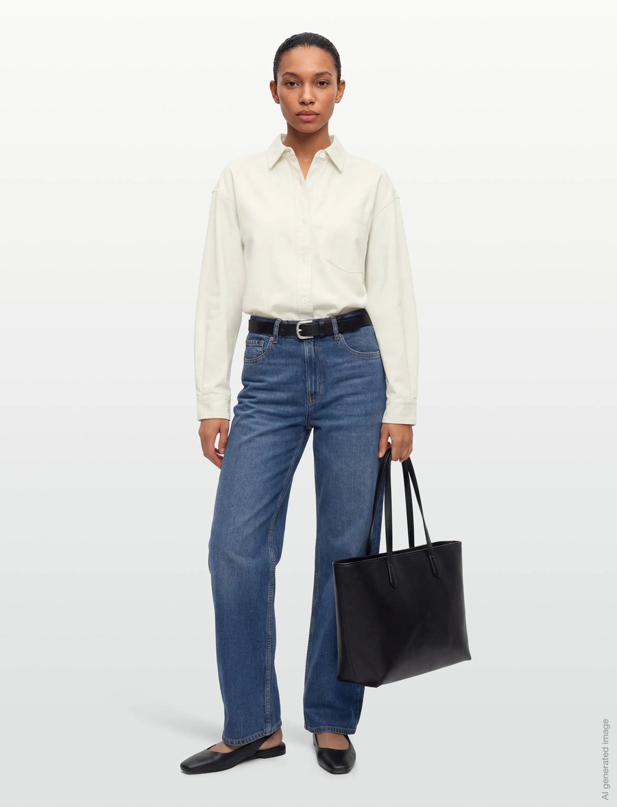 HUGO BLUE - Eshy_B - jeanshemden - open white - 0