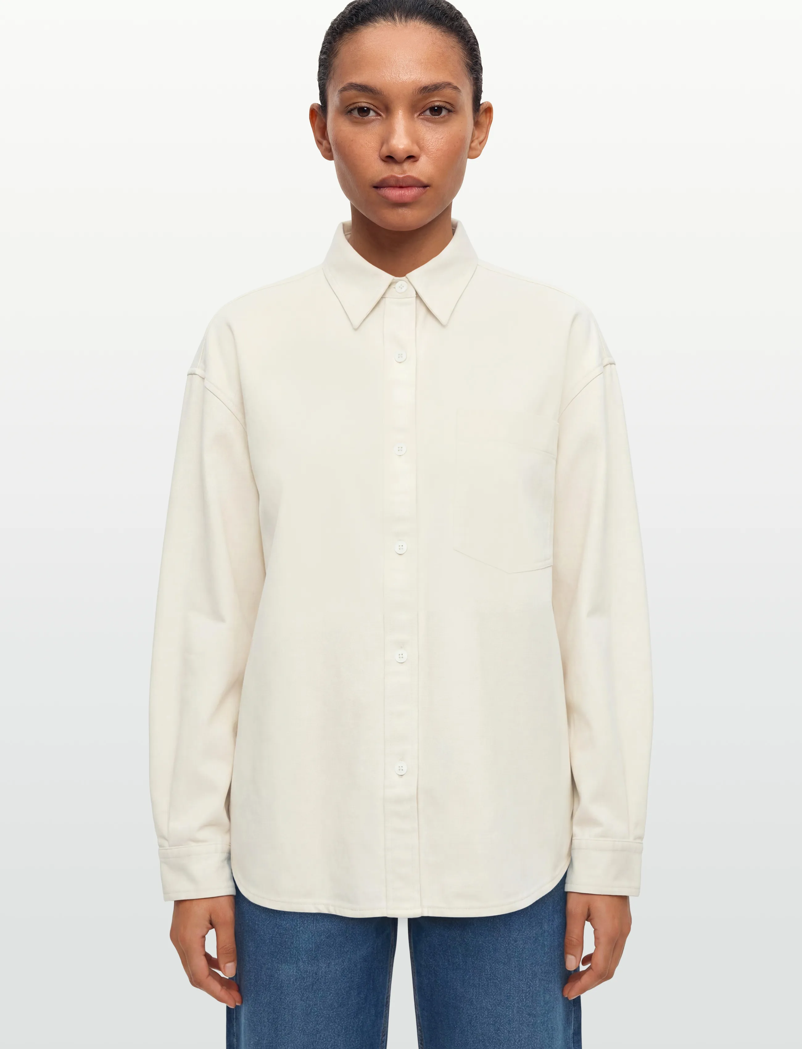 HUGO BLUE - Eshy_B - jeanshemden - open white - 3