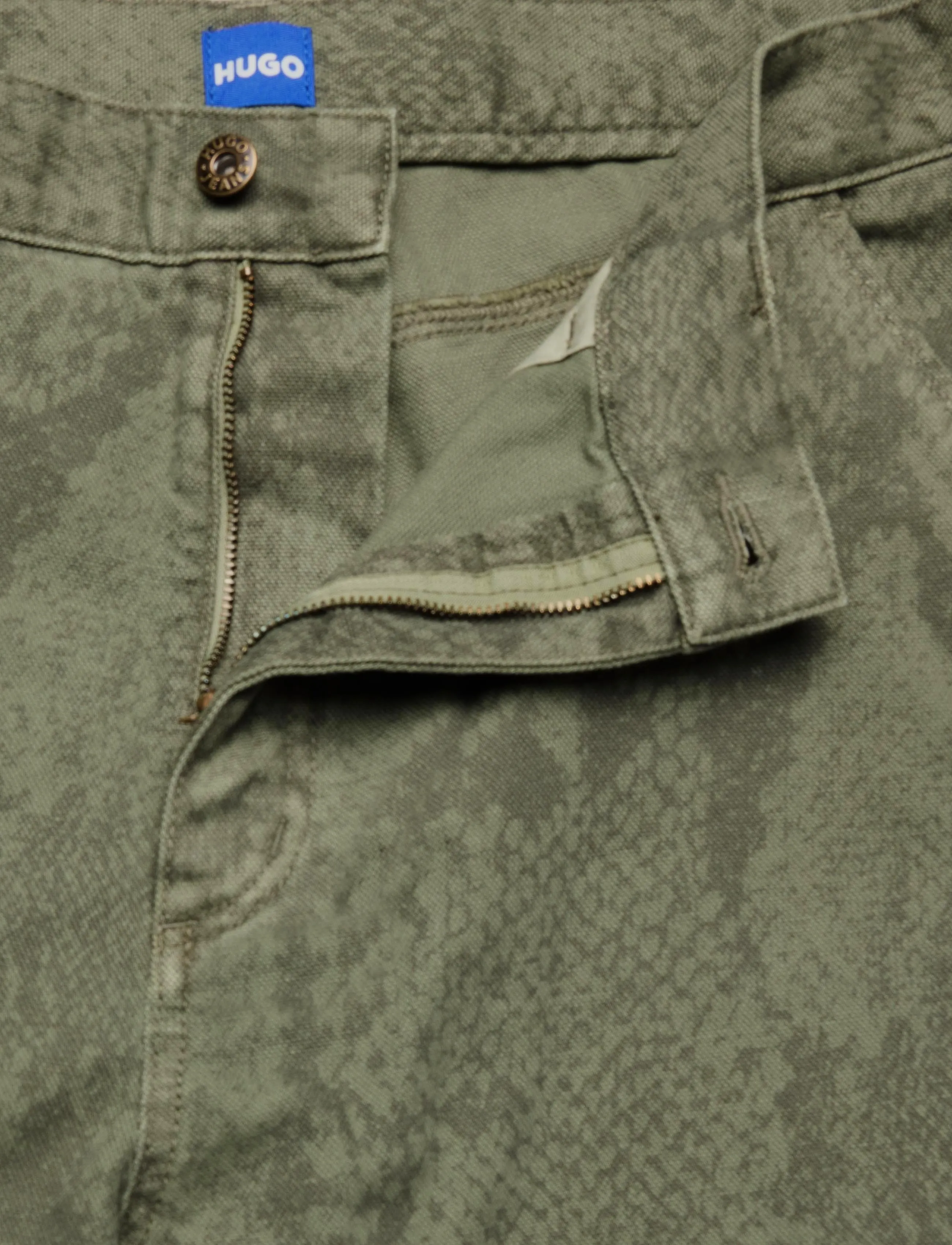 HUGO BLUE - Gunter263 - loose jeans - open green - 3