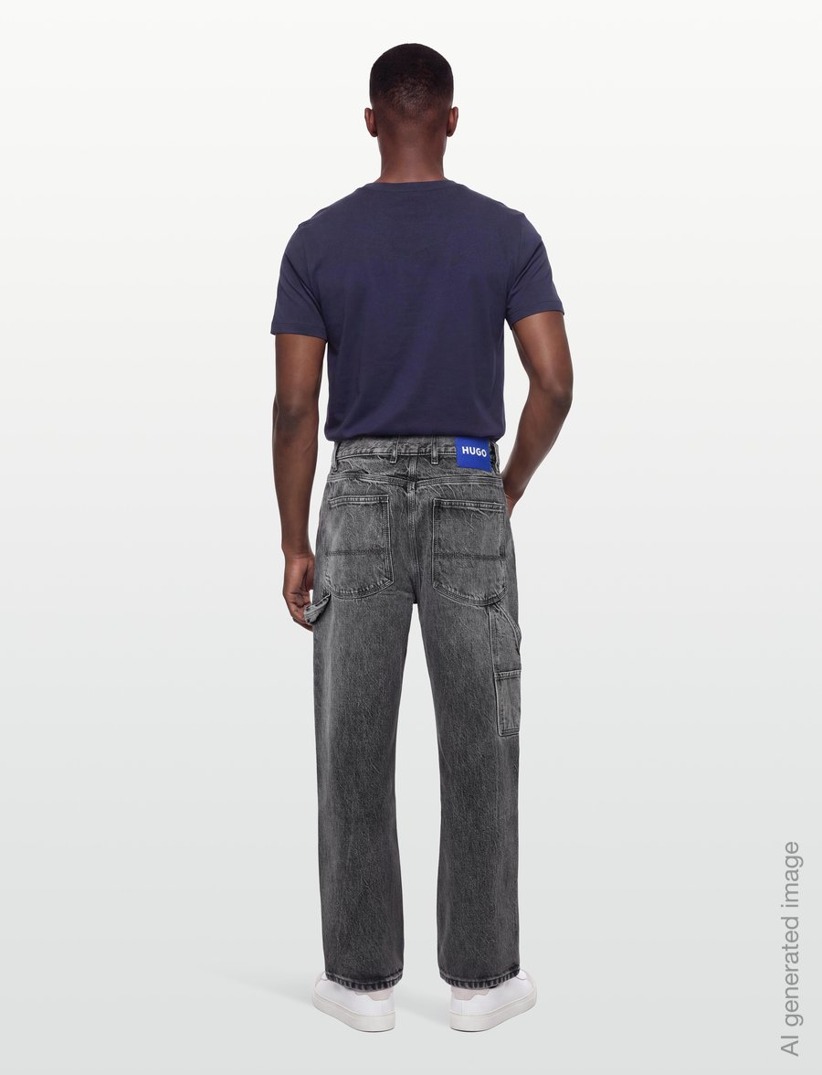 HUGO BLUE - Carpenter/1 - weite jeans - medium grey - 4