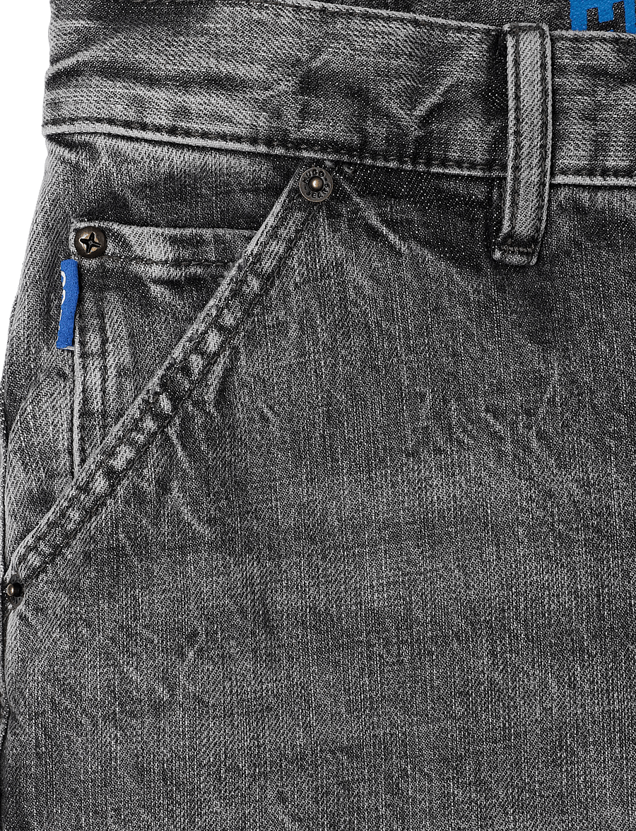 HUGO BLUE - Carpenter/1 - weite jeans - medium grey - 5