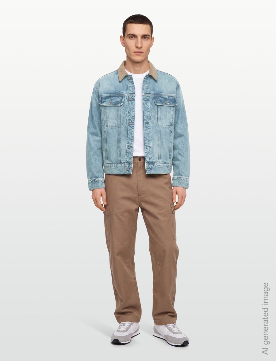 HUGO BLUE - Erlo - ungefütterte denimjacken - light/pastel blue - 0