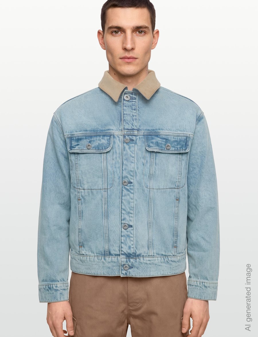 HUGO BLUE - Erlo - ungefütterte denimjacken - light/pastel blue - 3