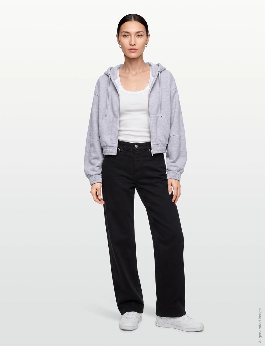 HUGO BLUE - Dolpie_B - kapuzenpullover - open grey - 0