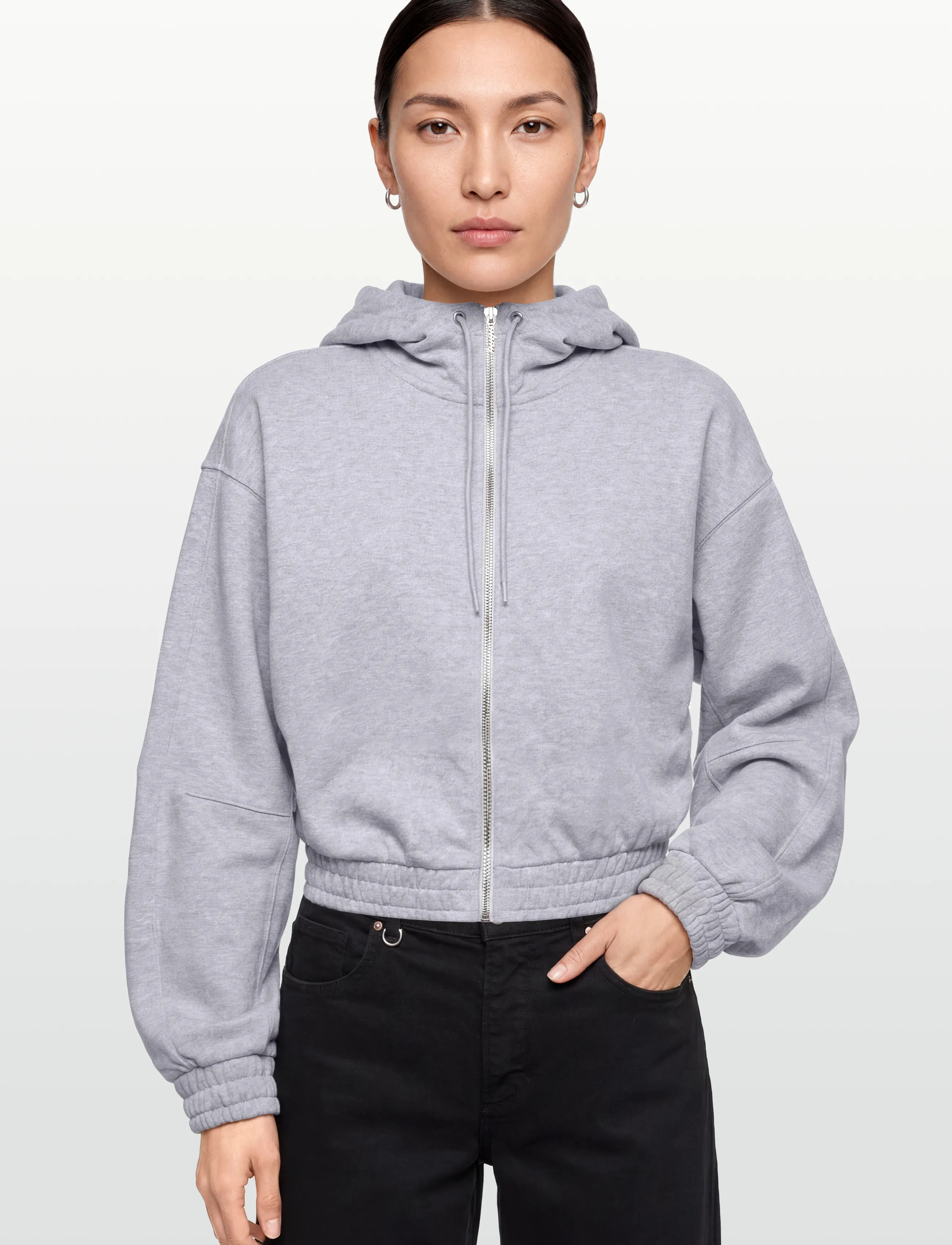 HUGO BLUE - Dolpie_B - hoodies - open grey - 3